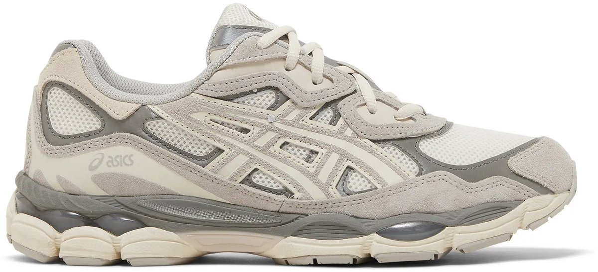 ASICS Gel NYC Cream Oyster Grey Unisex Sneakers 1201A789-103 39.5