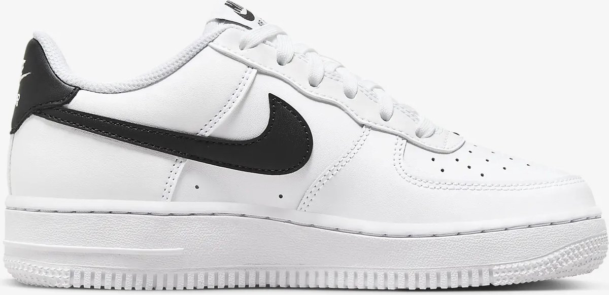 Nike Air Force 1 GS Weiß Schwarz Kinder Sneaker FV5948-101 36.5