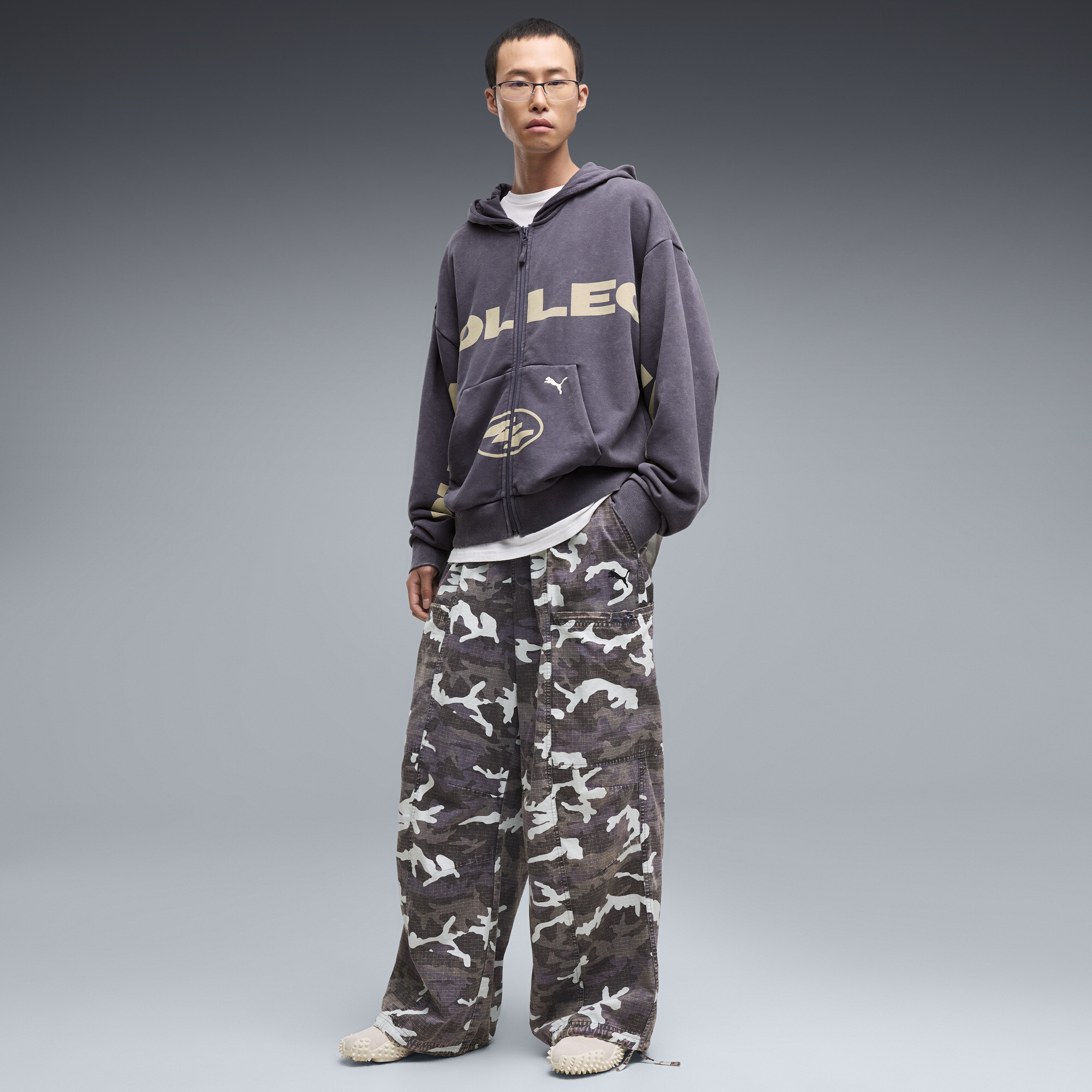 PUMATECH SPC Camo Oversized Hose Unisex, Accessoires, Grau, S
