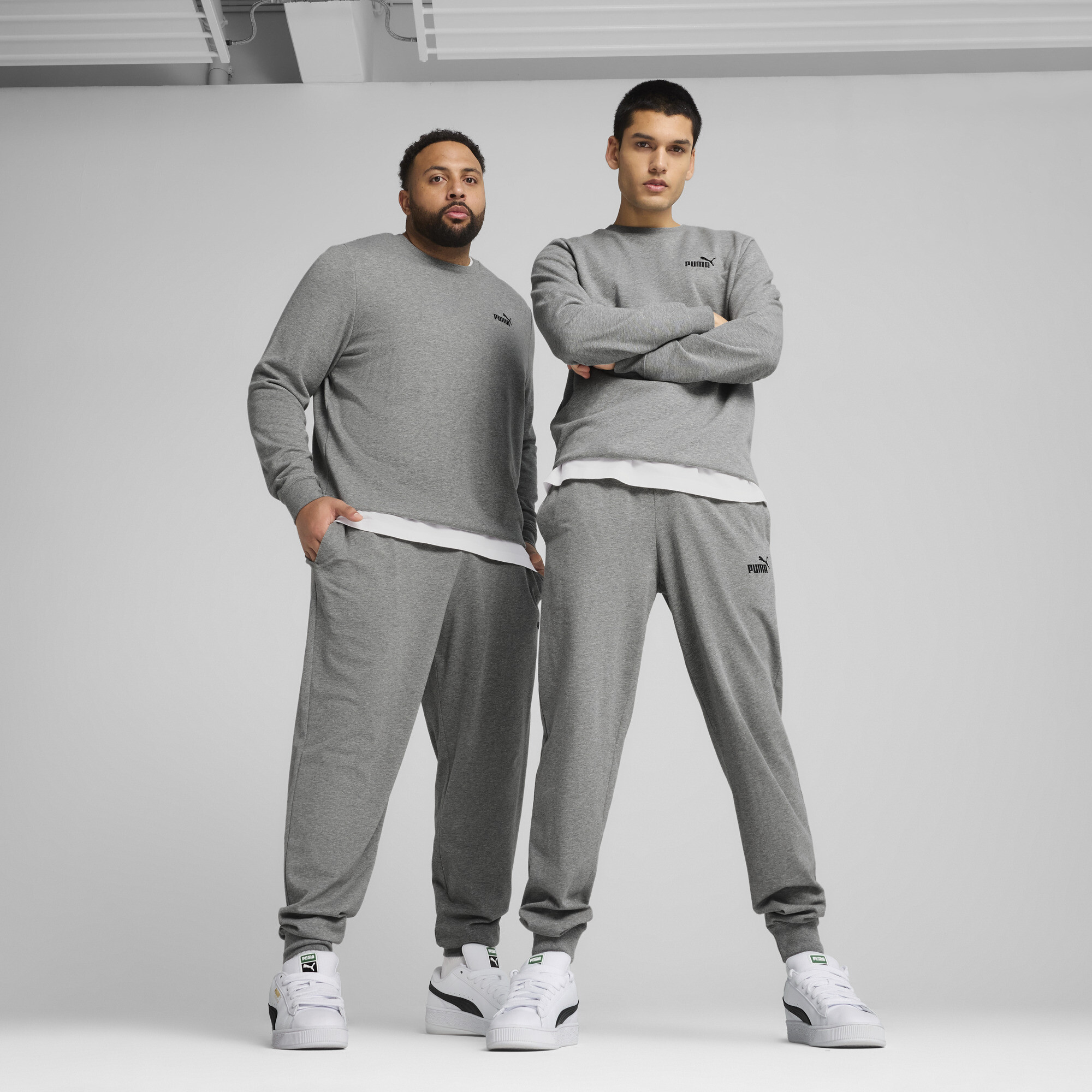 PUMA Essentials No. 1 Logo Jerseyhose Herren, Kleidung, Grau, XS