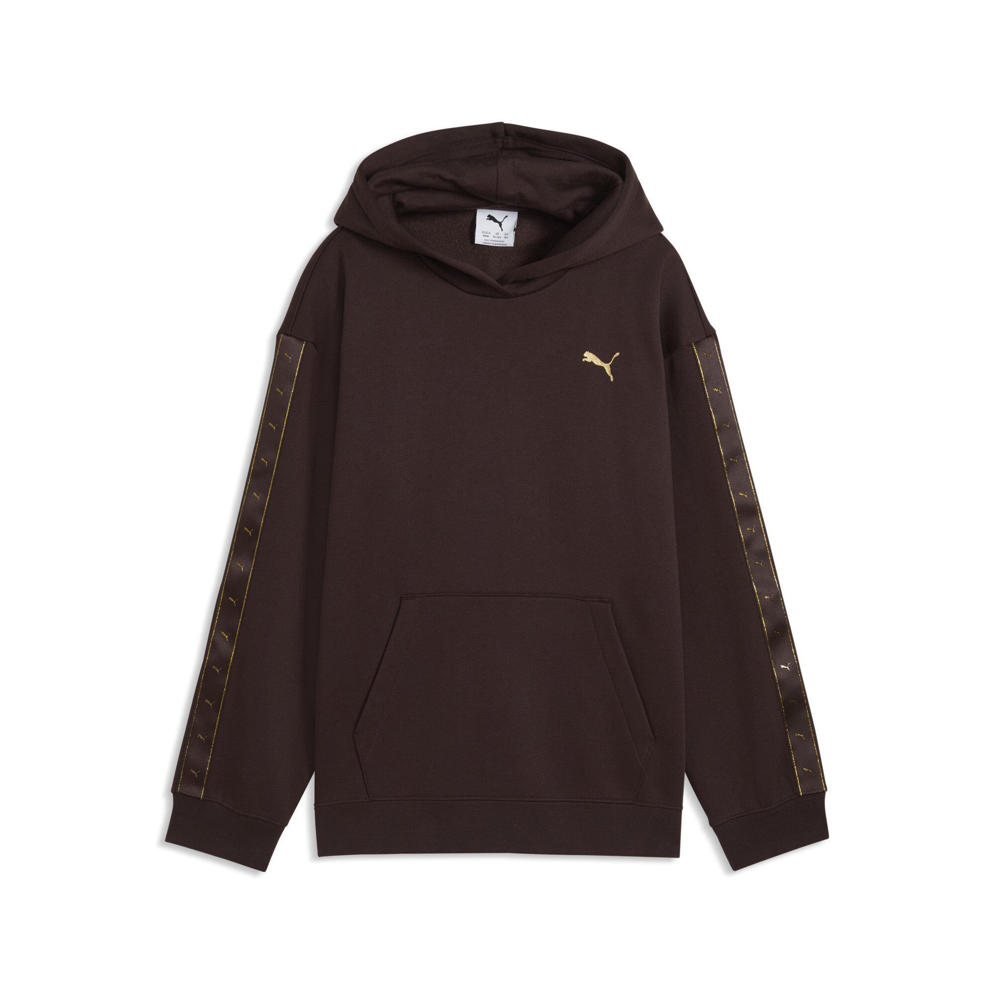 PUMA Essentials Tape Relaxed Hoodie Teenager, Accessoires, Braun, 9-10Y