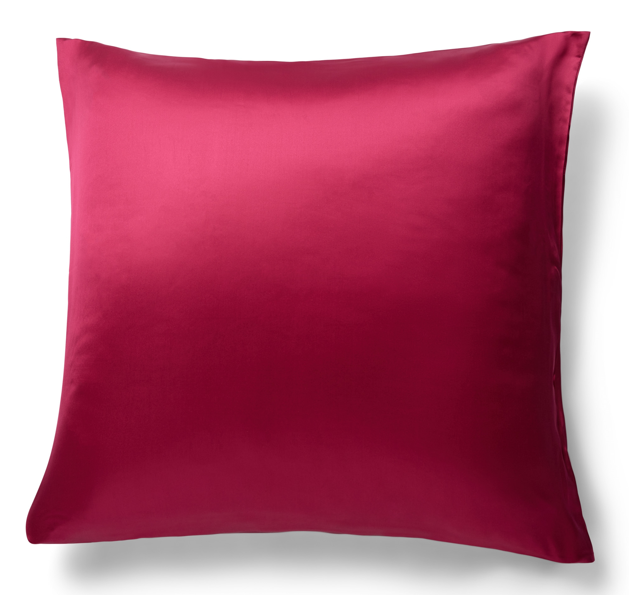 Seiden-Kissenbezug 60x63 cm - 100% Maulbeerseide - dunkelpink