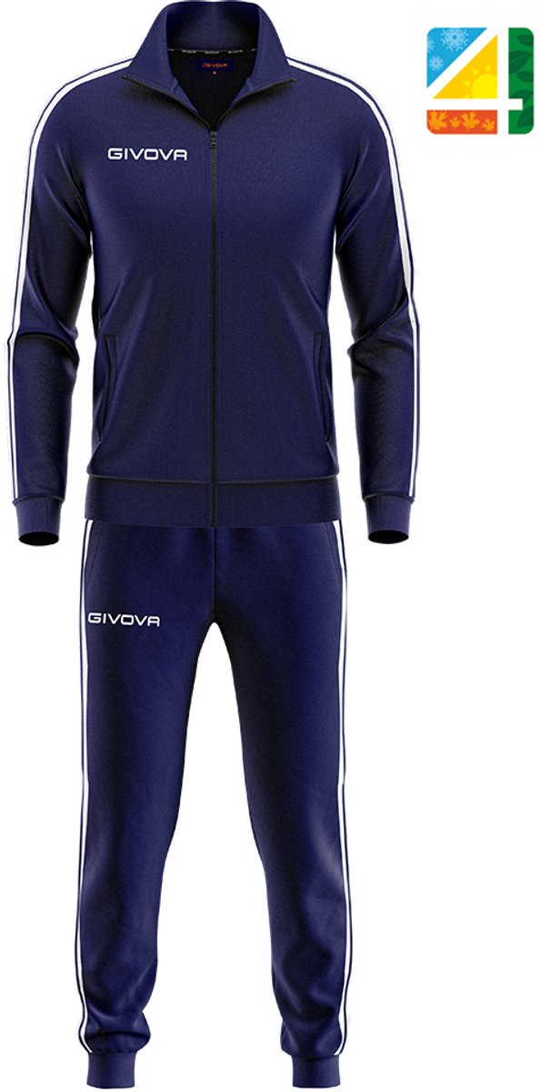 Trainingsanzug aus Baumwoll-Frottee Givova