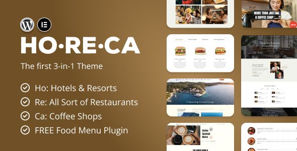 HoReCa – Restaurant & Food Menus Theme