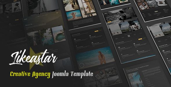 Like a Star – Creative Agency Joomla Template