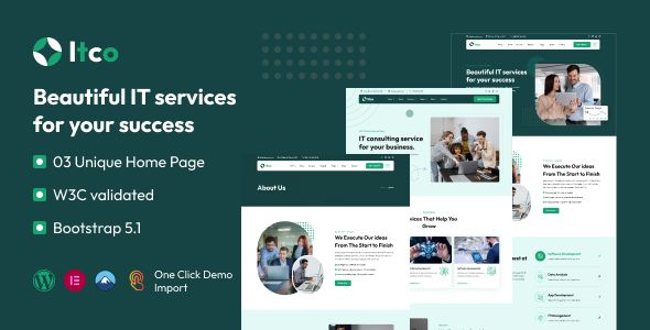 Itco – IT Solutions & Services WordPress Theme