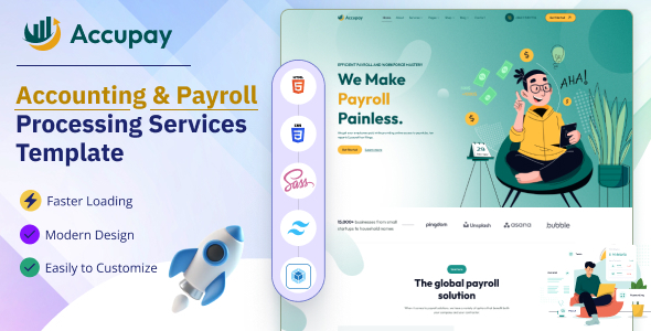 Accupay – Accounting & Payroll Processing Services HTML Tailwind CSS Template<span class="gpld-real-date-source" style="display:none !important;">Feb 4, 2026</span>