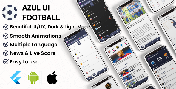 Flutter Football UI Kit: LiveScore & Chats Matches & News Sport ( ANDROID, IOS )<span class="gpld-real-date-source" style="display:none !important;">Feb 10, 2026</span>