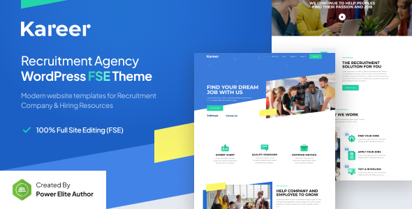 Kareer – Human Resource & Recruitment Agency Gutenverse FSE WordPress Block Theme