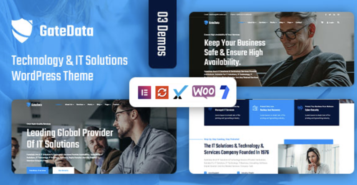 GateData - IT Solutions & Technology WordPress Theme