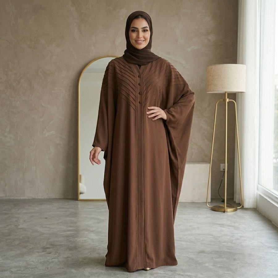 The Butterfly Pleated Abaya (with hijab)