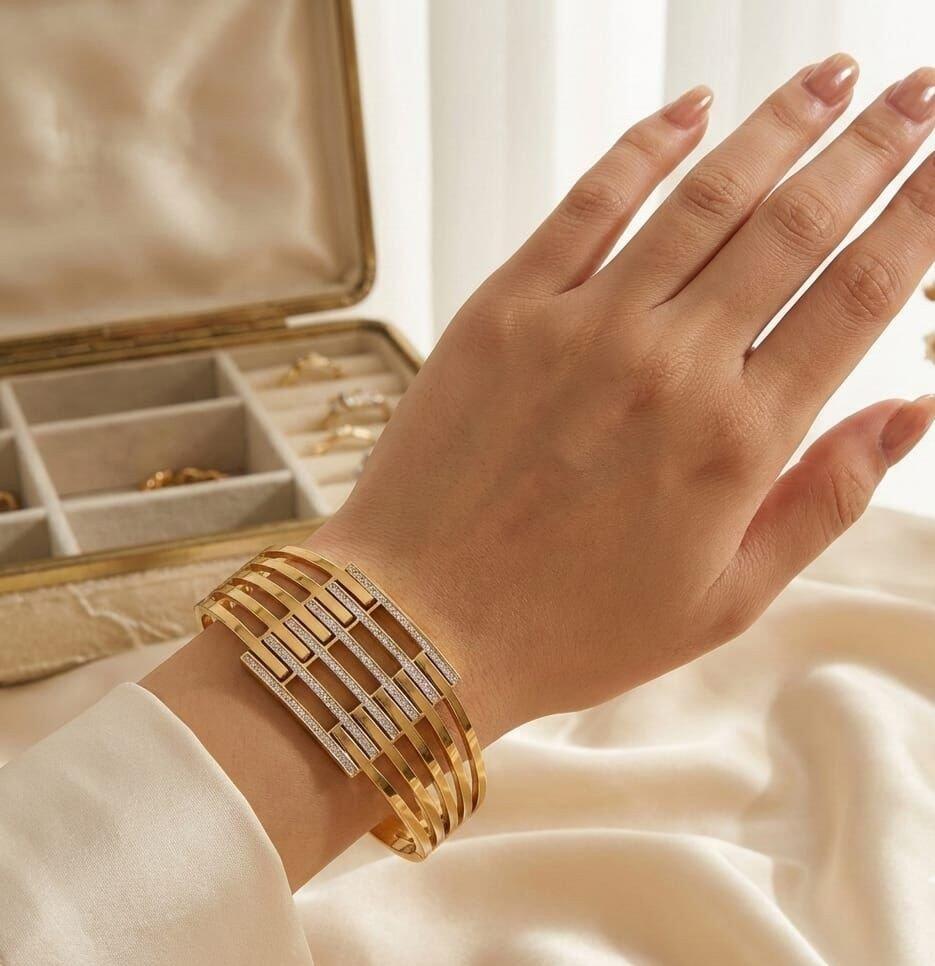 The Linear Luxe Cuff