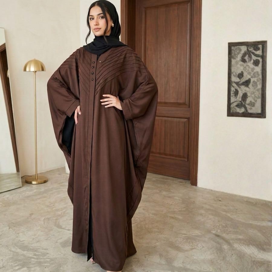 Butterfly Pleated Abaya