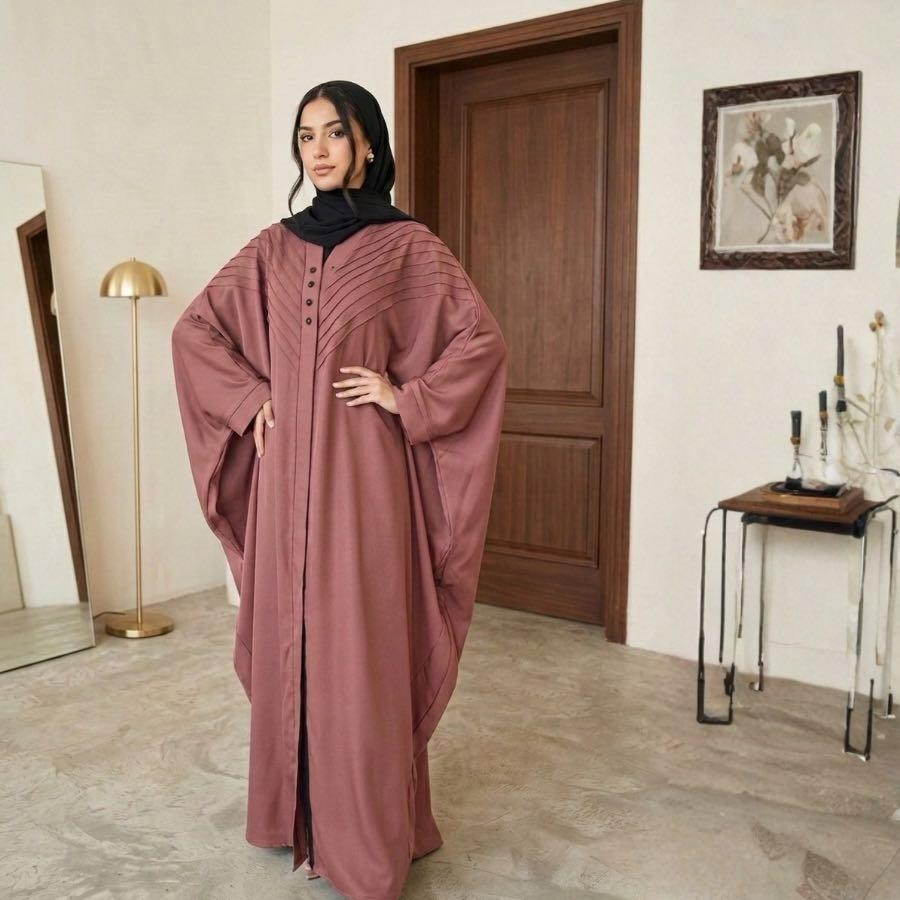 The Butterfly Pleated Abaya (with hijab)