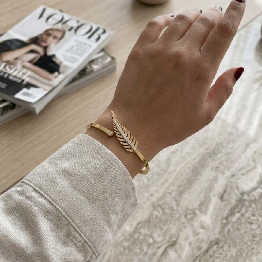 The Nova Leaf open Cuff