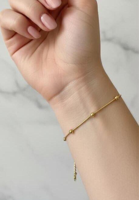 Golden Orbit Bracelet