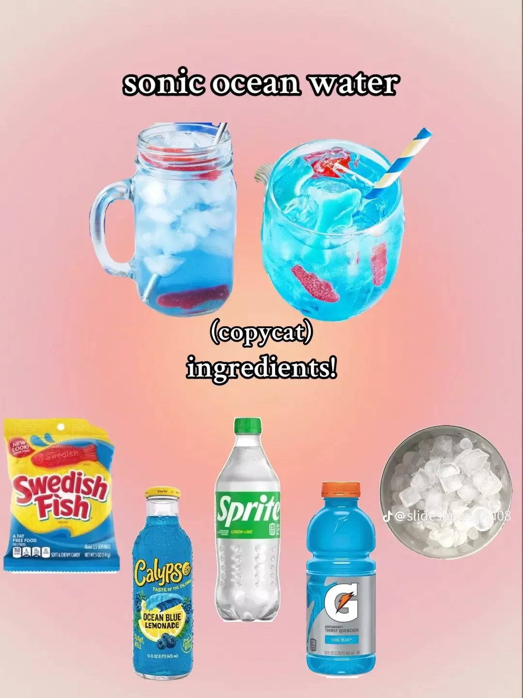 Copycat Sonic Ocean Water: A Bright Blue Citrus Drink visual reference