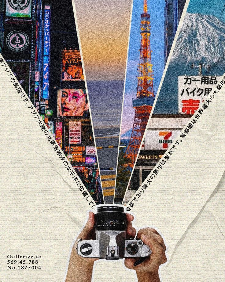 Tokyo Through a Camera Lens: A Travel Collage Review visual reference