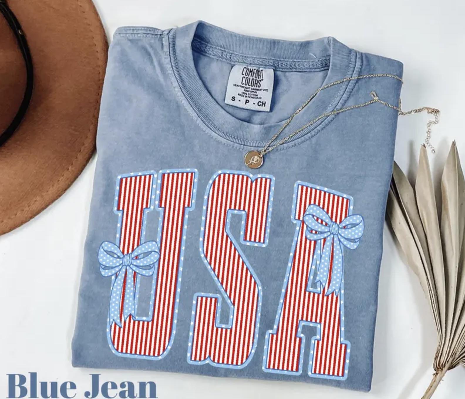 USA Shirt, 4th Of July Patriotic Tee, America Shirt, Fourth Of July Shirts, Gift For Women, Full Colors, Full Sizes