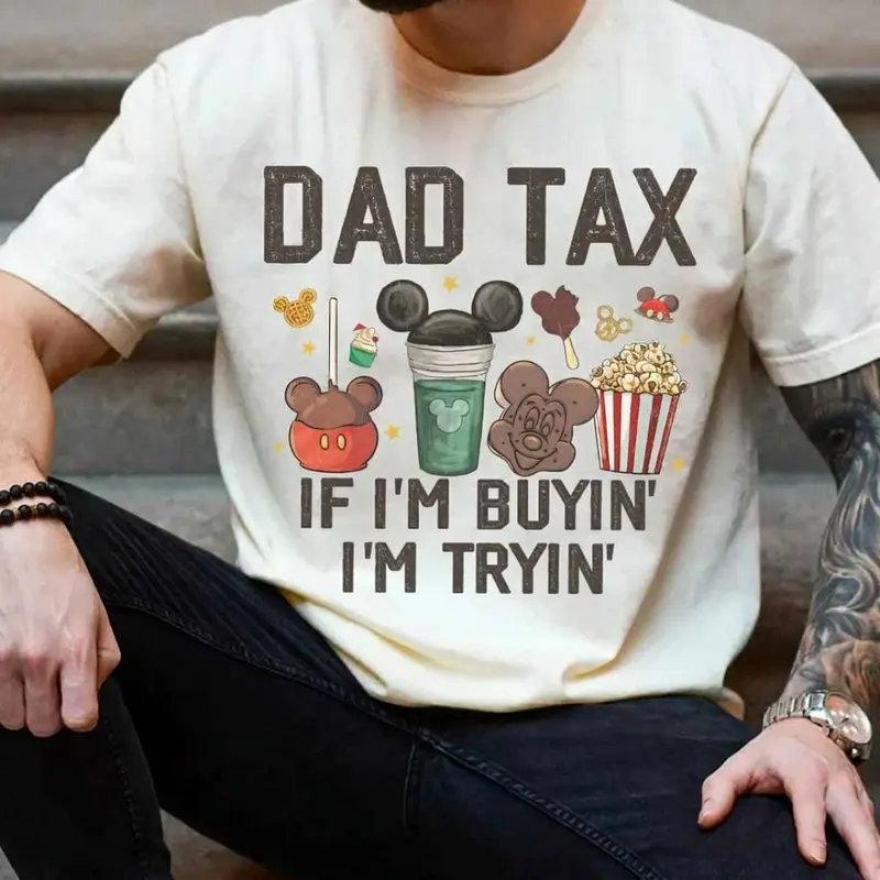 Snack And Drink Dad Shirt, Funny Dad Tax Tee, Princess Dad Shirt, Father’s Day Gift for Dad, Best Dad Ever Birthday Daddy Graphic Unisex Cotton T-Shirt – DarkFlex