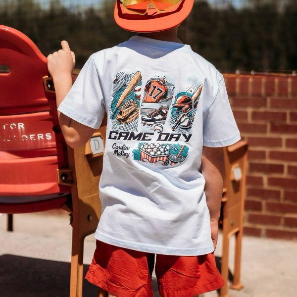 Game Day Baseball Graphic T-Shirt Sports Fan Outfit Baseball Lover Gift Stadium Vibes Family Matching Tee, Spring Break T-shirt, Beach Vibes Nautical Tee, Summer Vacation Gift, Youth and Adult Summer Vibes Tee, Beachy Tee, Summer vibe