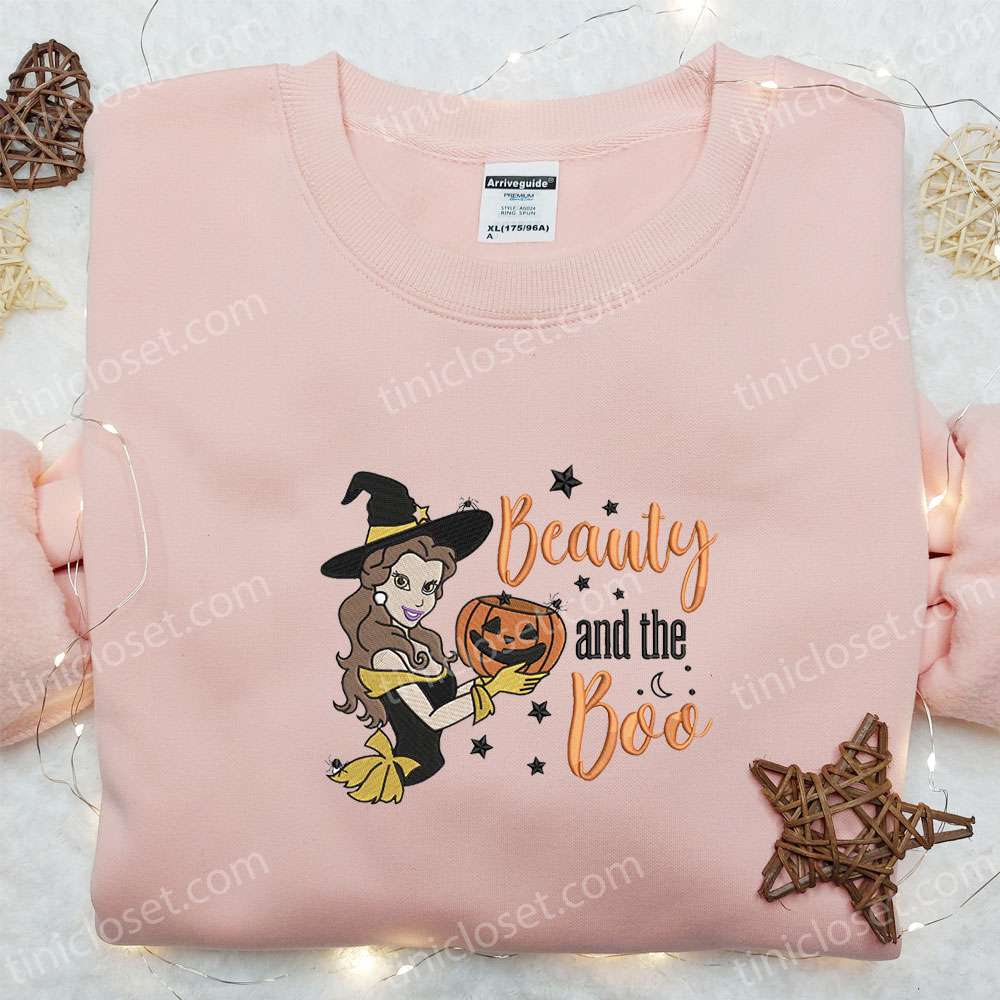 Belle Beauty And The Boo Embroidered Sweatshirt