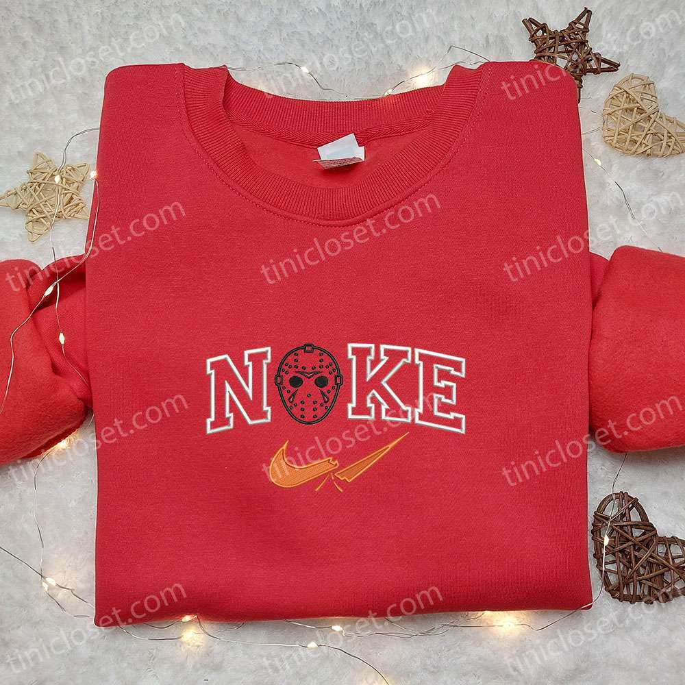 Jason Voorhees Halloween Embroidered Shirt