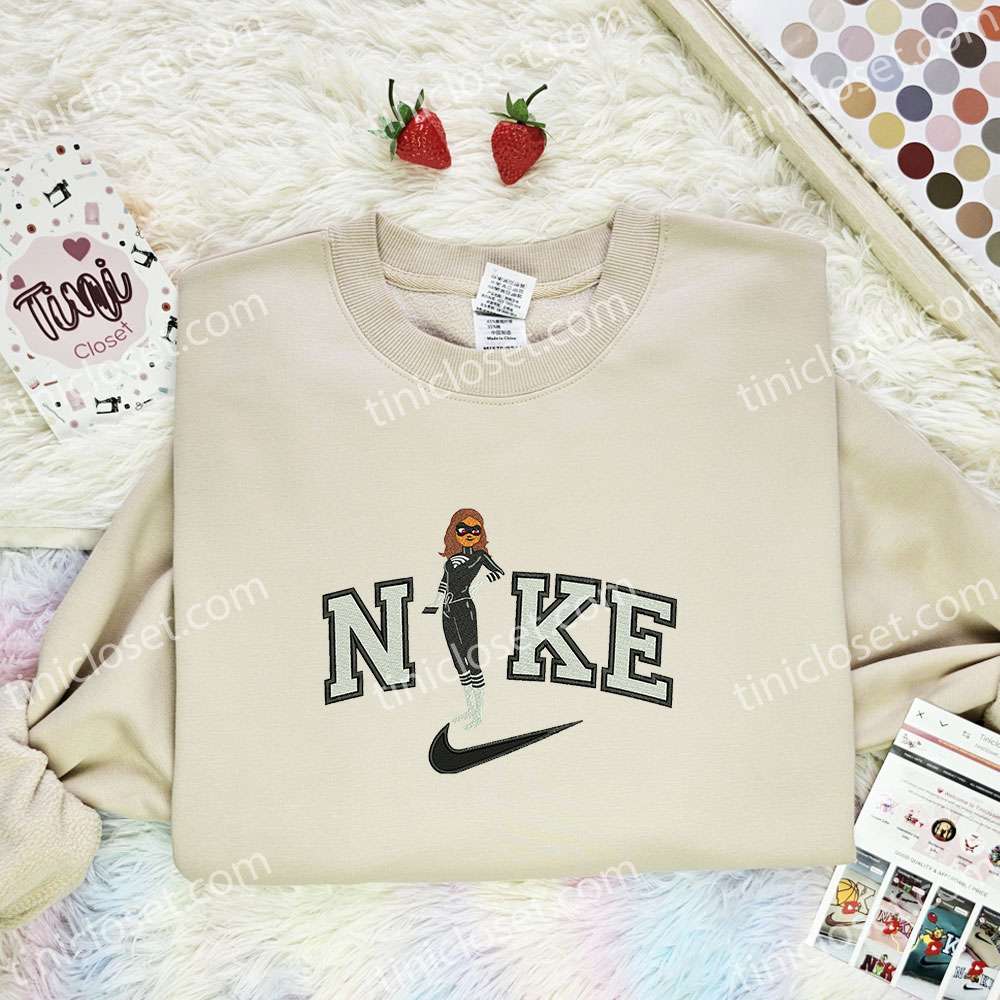 Lady Wifi Embroidered Shirt, Miraculous Ladybug Cartoon Embroidered Hoodie