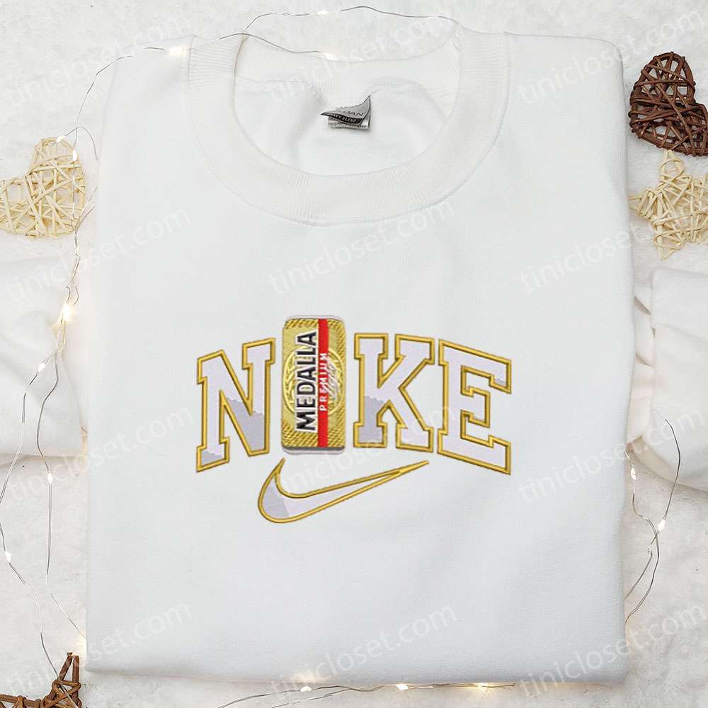 Medalia Beer Favorite Drink Embroidered Shirt