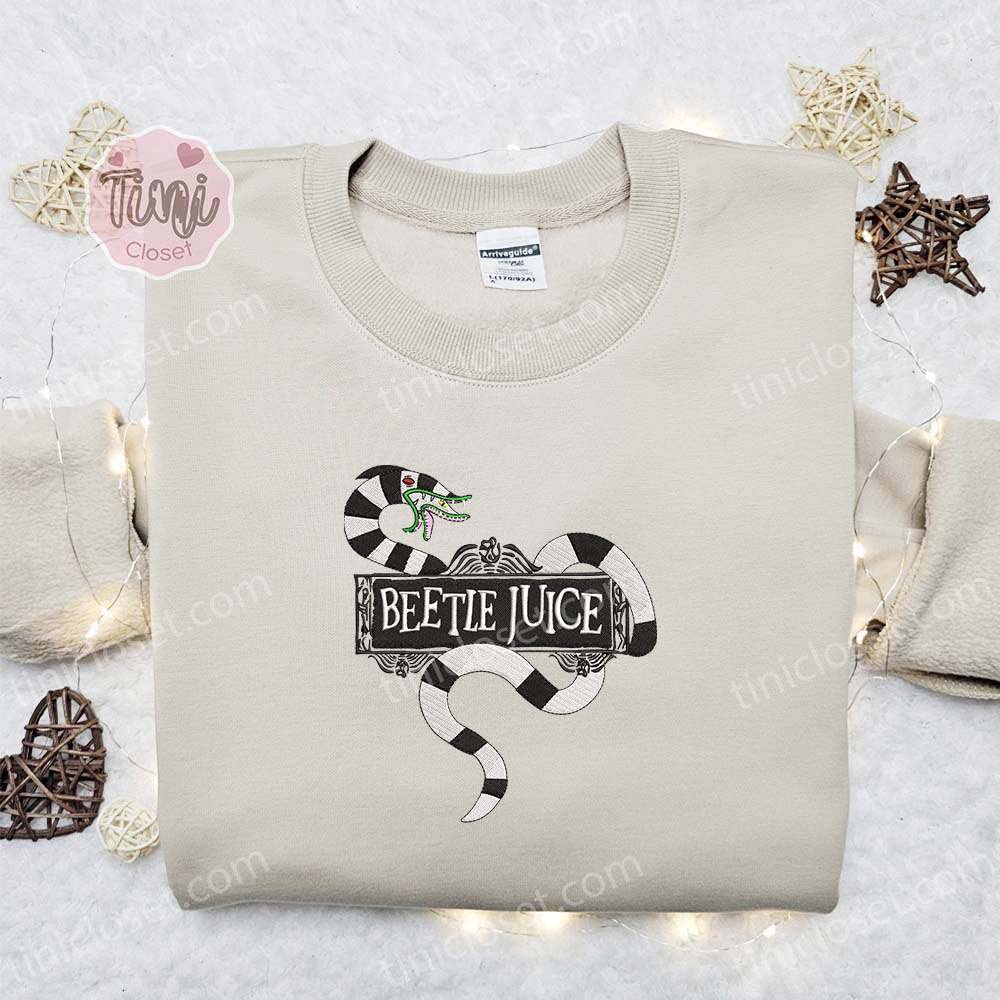 Sandworm Beetlejuice Halloween Embroidered Shirt