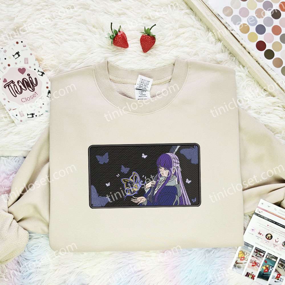 Fern Sousou No Frieren Anime Embroidered Shirt