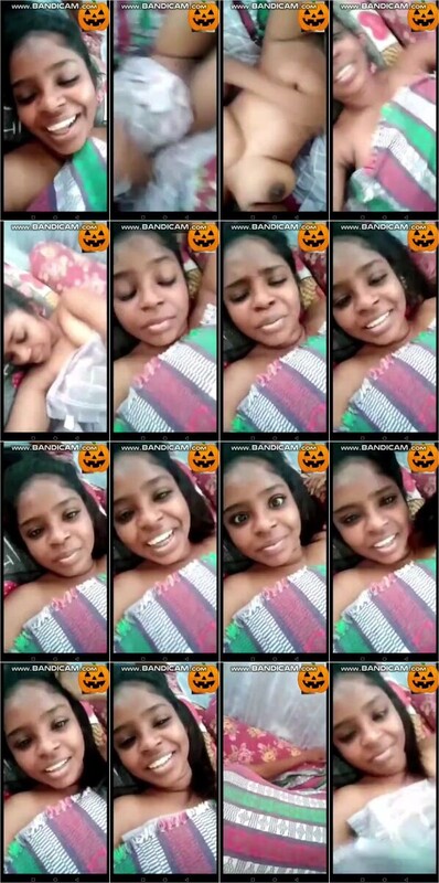 Cute tamil girlfriend video call with boyfriend