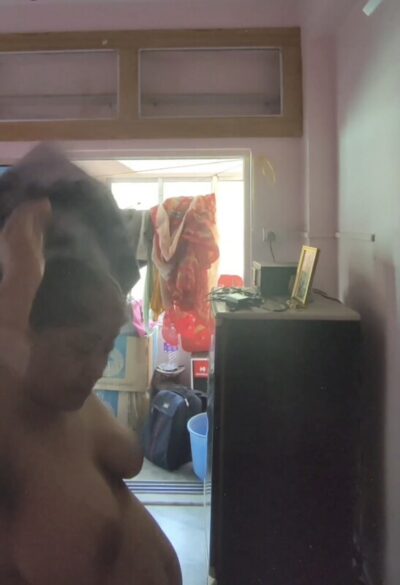 Huge Boobs of an Adult Mother Captured in Secret