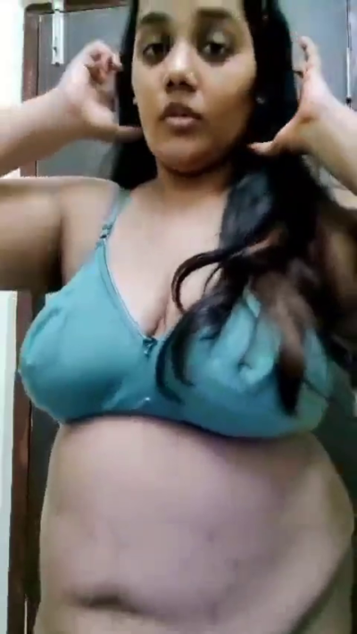Chubby girl showing big milk plants