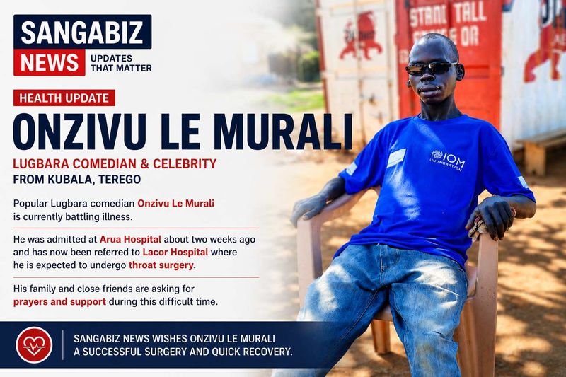 Lugbara Comedian Onzivu Le Murali Referred for Throat Surgery