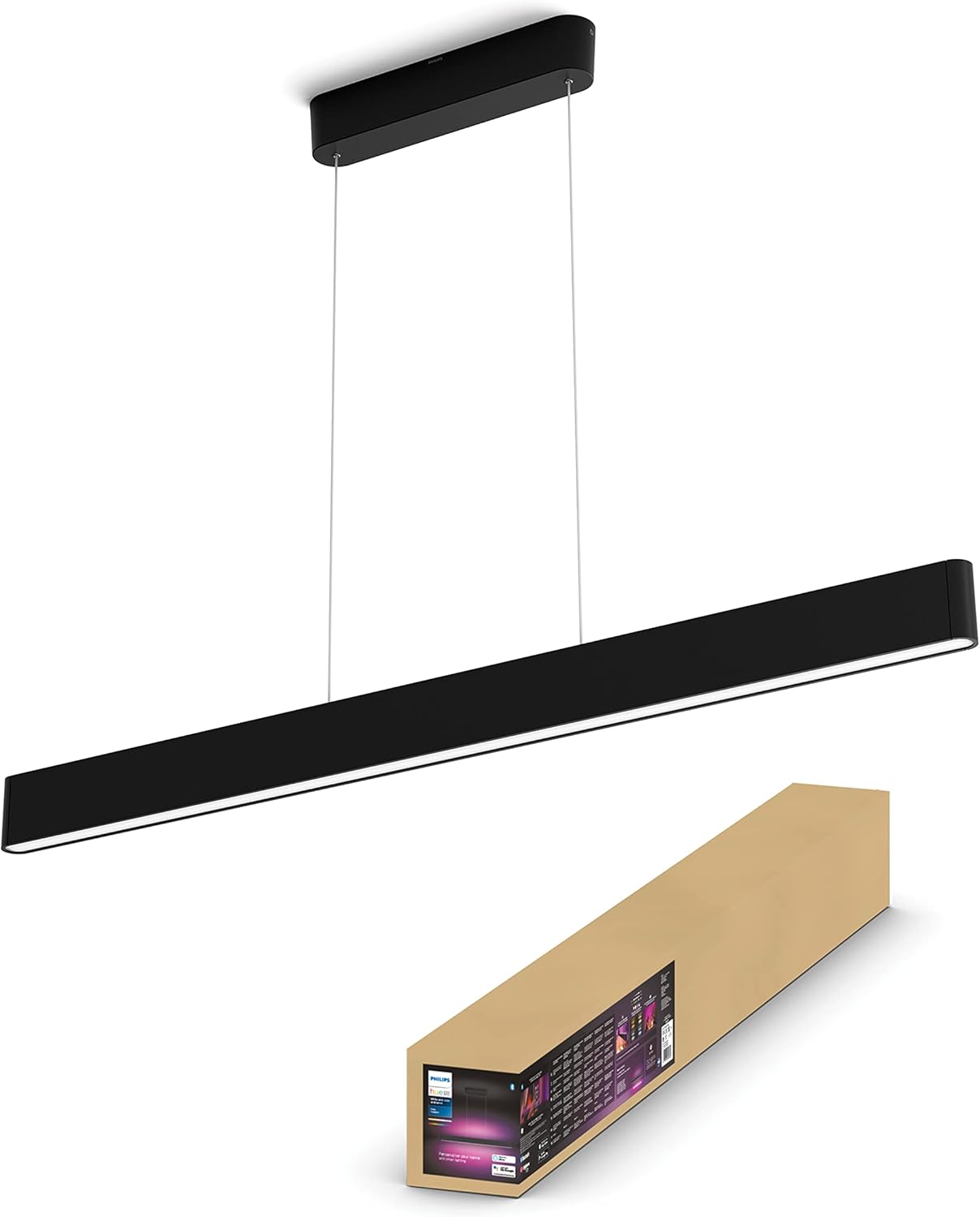 Philips Hue Ensis hanglamp White & Color zwart