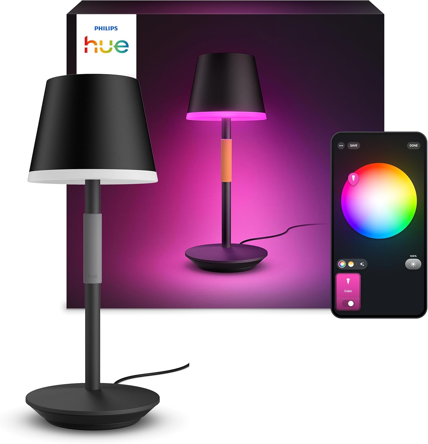 Philips Hue Go draagbare tafellamp White & Color Ambiance
