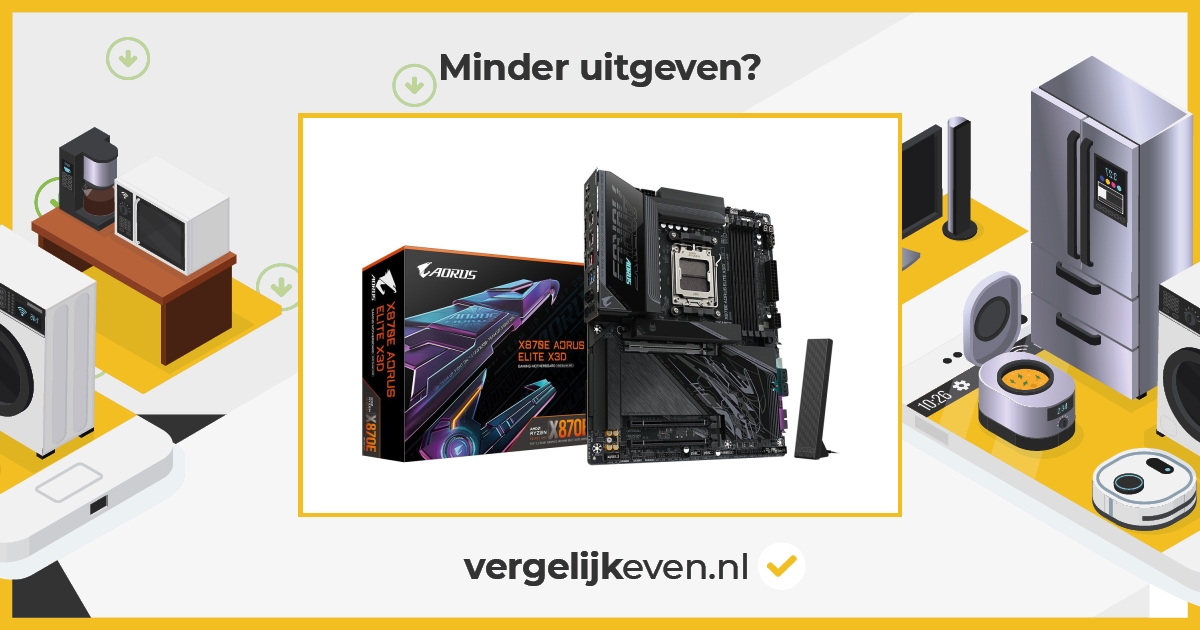 GIGABYTE X870E AORUS ELITE X3D moederbord