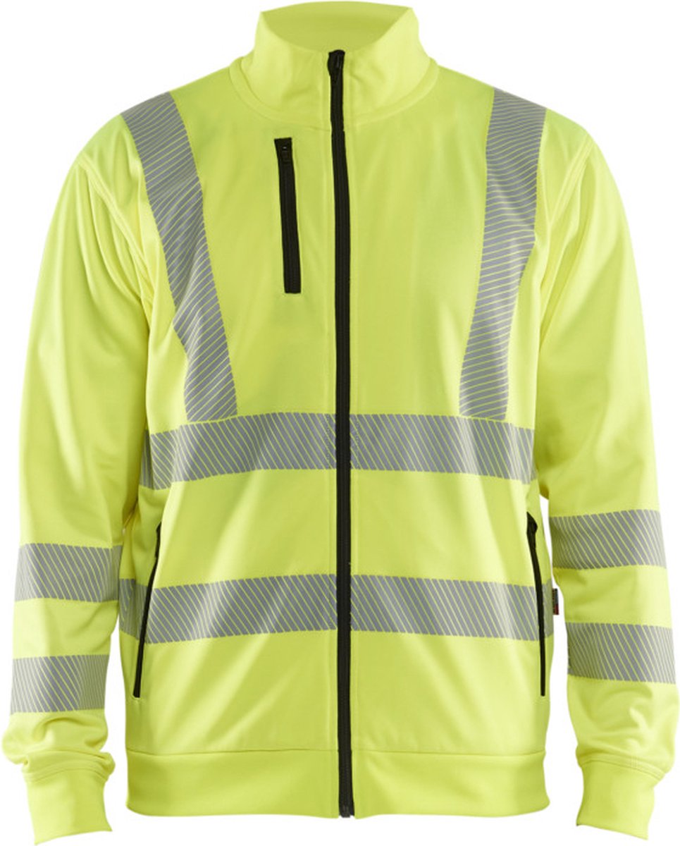 Blåkläder High-Vis Sweatshirt met rits 35632538 | High-Vis Geel | Maat L - 7330509832189