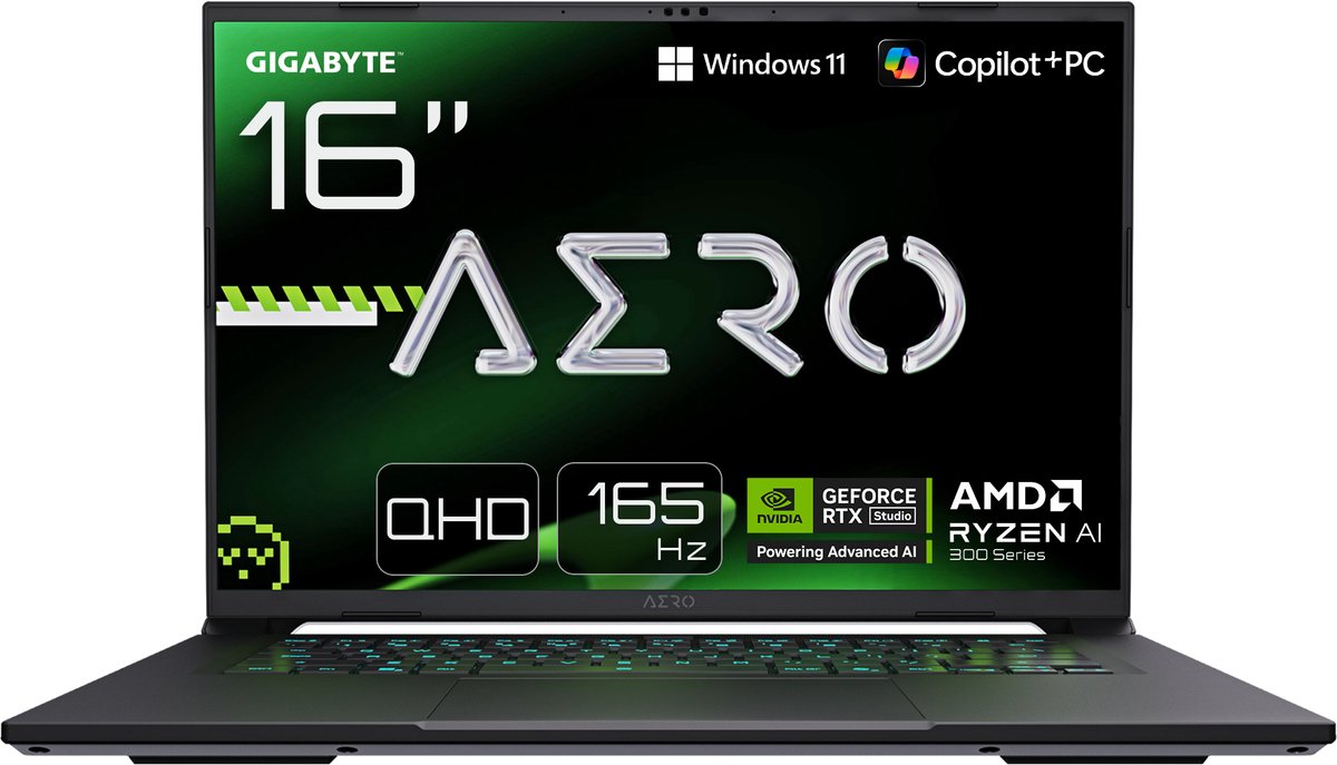 Gigabyte Aero X16 16  Ryzen AI 9 RTX 5070 Lunar White Gaming