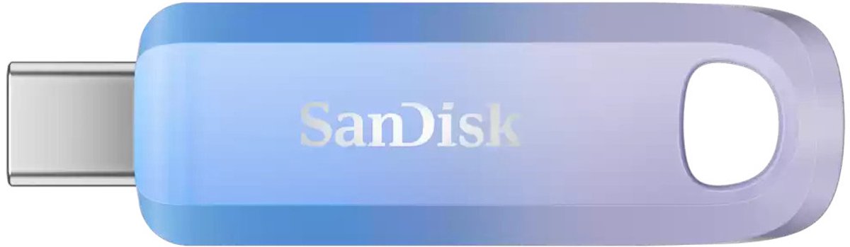 SanDisk Creator USB-stick Retail 512 GB Blauw, Lilac Purple SDCZ75C-512G-G46 USB-C 3.2 Gen 1
