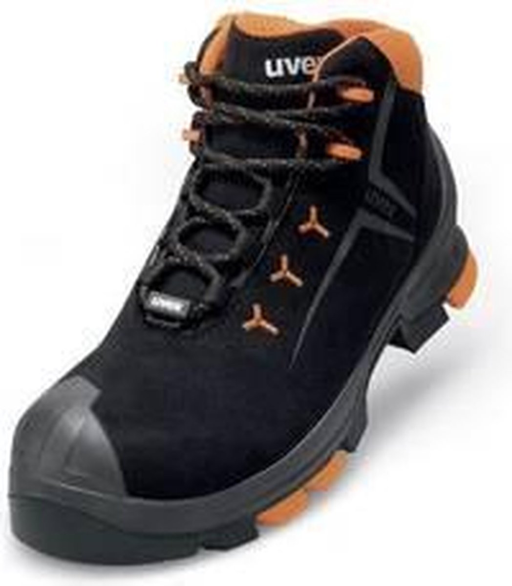 uvex 2 6509244 Hoge veiligheidsschoenen ESD S3 Schoenmaat (EU): 44 Zwart, Oranje 1 paar