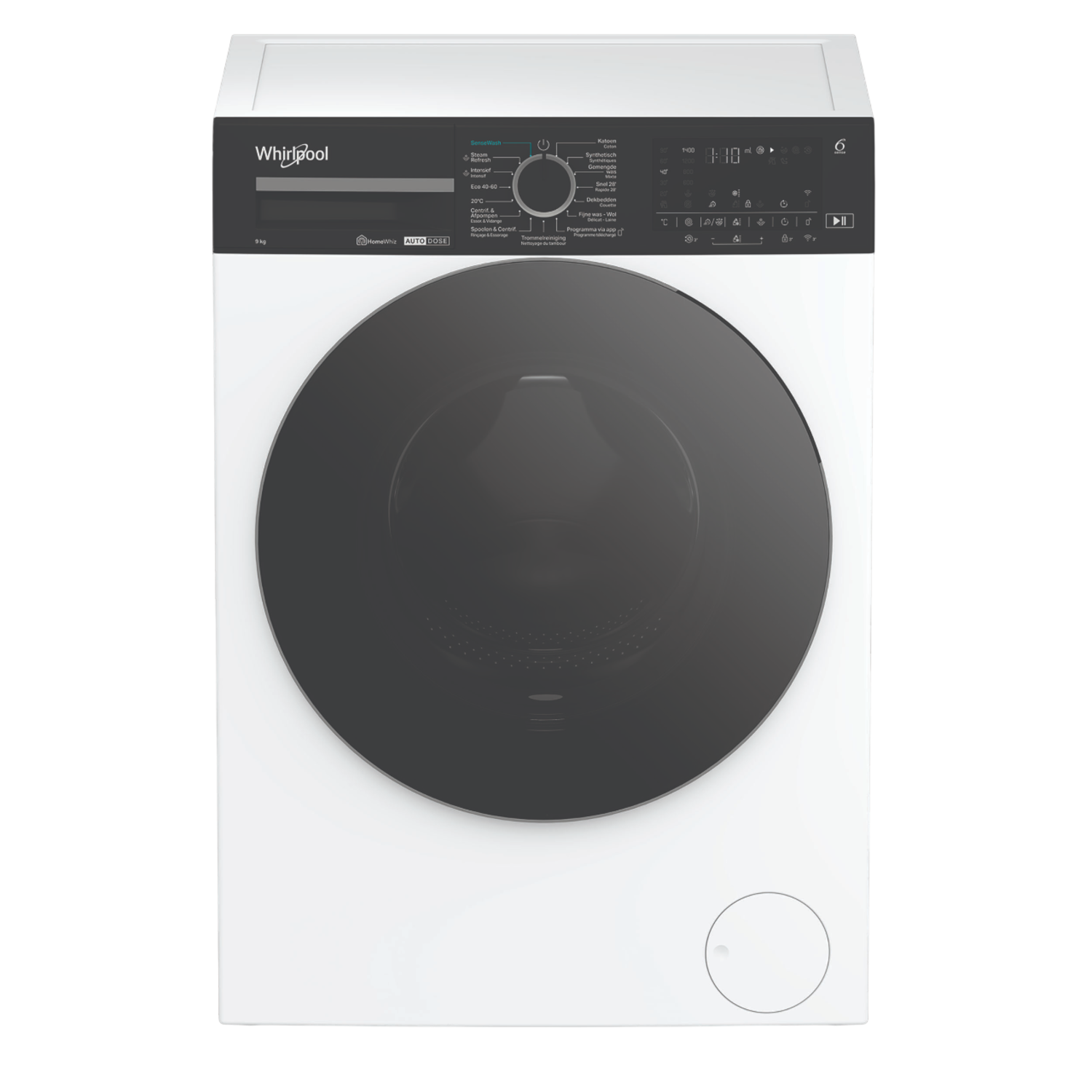 Whirlpool Wpm 97w Ads Be A-10% - Wasmachine 9 Kg 1400 Rpm 75 Db Automatisch Doseren (9 Kg Rpm A)