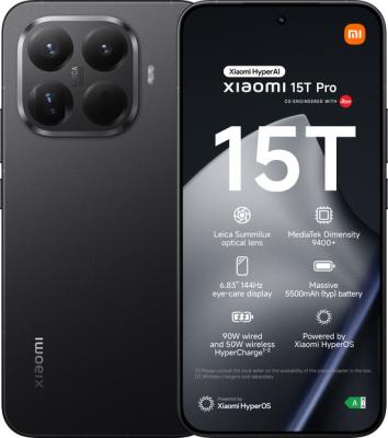 Xiaomi 15T Pro - 12GB/512GB - 50 MP Leica camera - Zwart