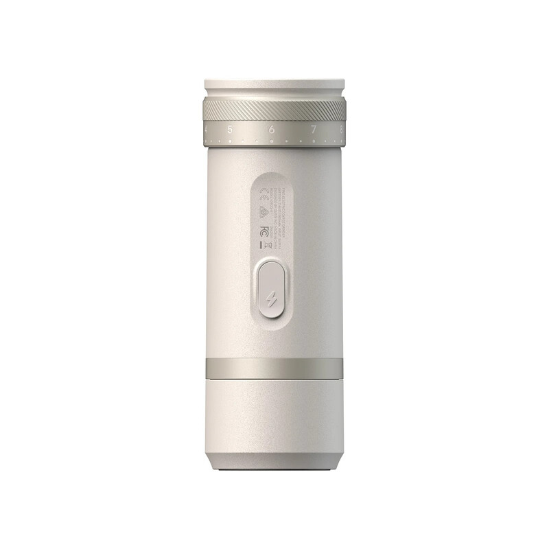 OutIn Fino Sandstone White Draagbare elektrische koffiemolen - Wit
