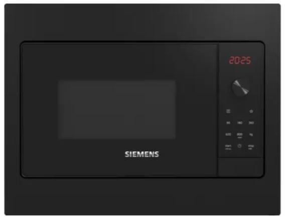 Siemens BF523LMB3 - Inbouwsolo magnetron 20L 800W - 7 automatische programma's - Zwart