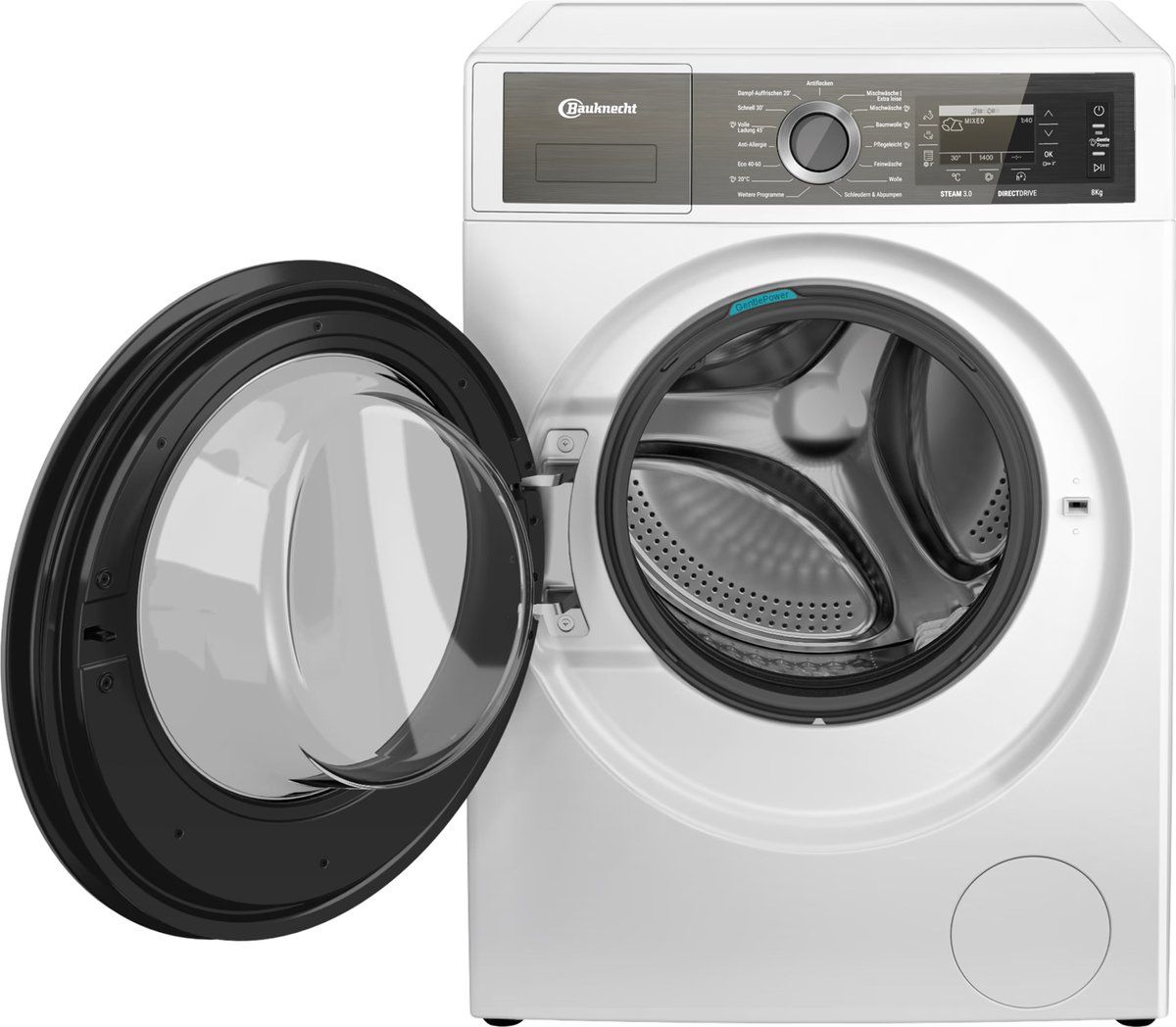 Bauknecht B8 09AD SILENCE DE - Wasmachine Voorbelading 10 kg 1400 RPM - Wit