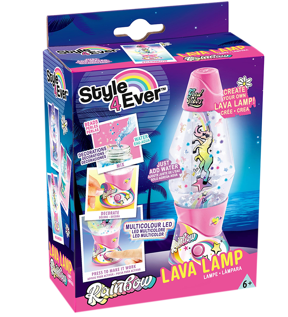 Style 4 Ever Mini Lavalamp Asst. - Style 4 Ever - OneSize - Creatieve Speelset