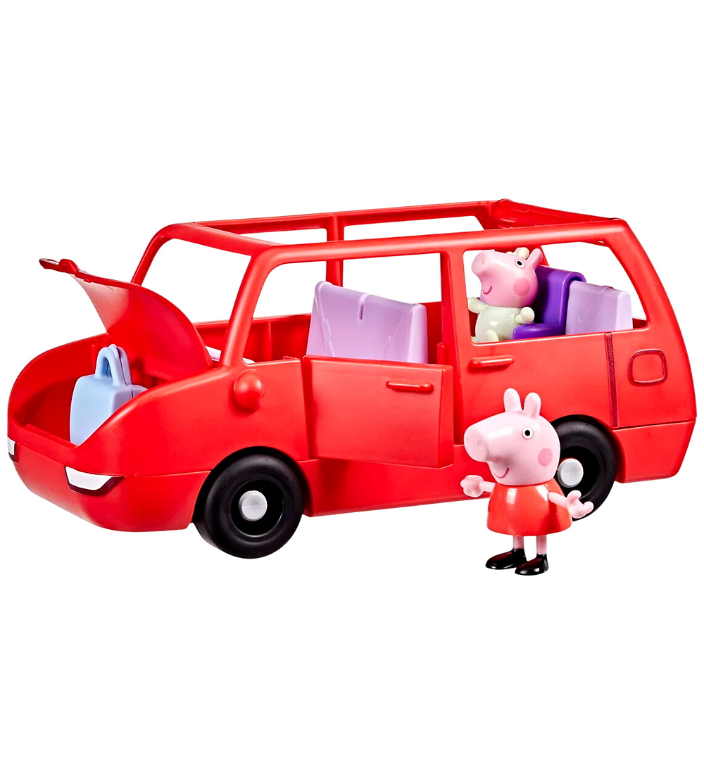 Peppa Pig Speelgoed - 5 Onderdelen - Peppa's BIG Gezinsauto - Gurli Gris - OneSize - Speelgoed