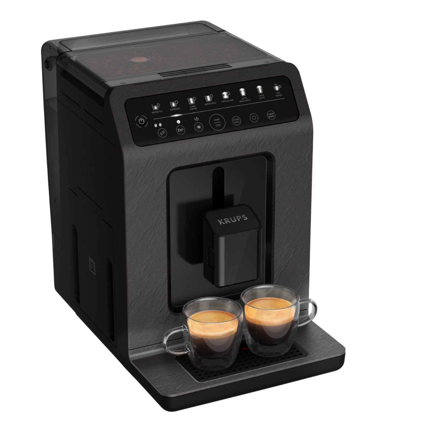 Krups Ea897h Evidence Eco Design Volautomatische Espressomachine Coal
